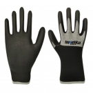 好幫手N2022十八針尼龍氨綸碳纖維內(nèi)膽掌浸丁腈發(fā)泡絕緣手套